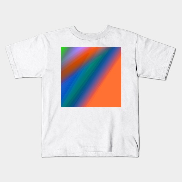 blue pink green abstract texture background art Kids T-Shirt by Artistic_st